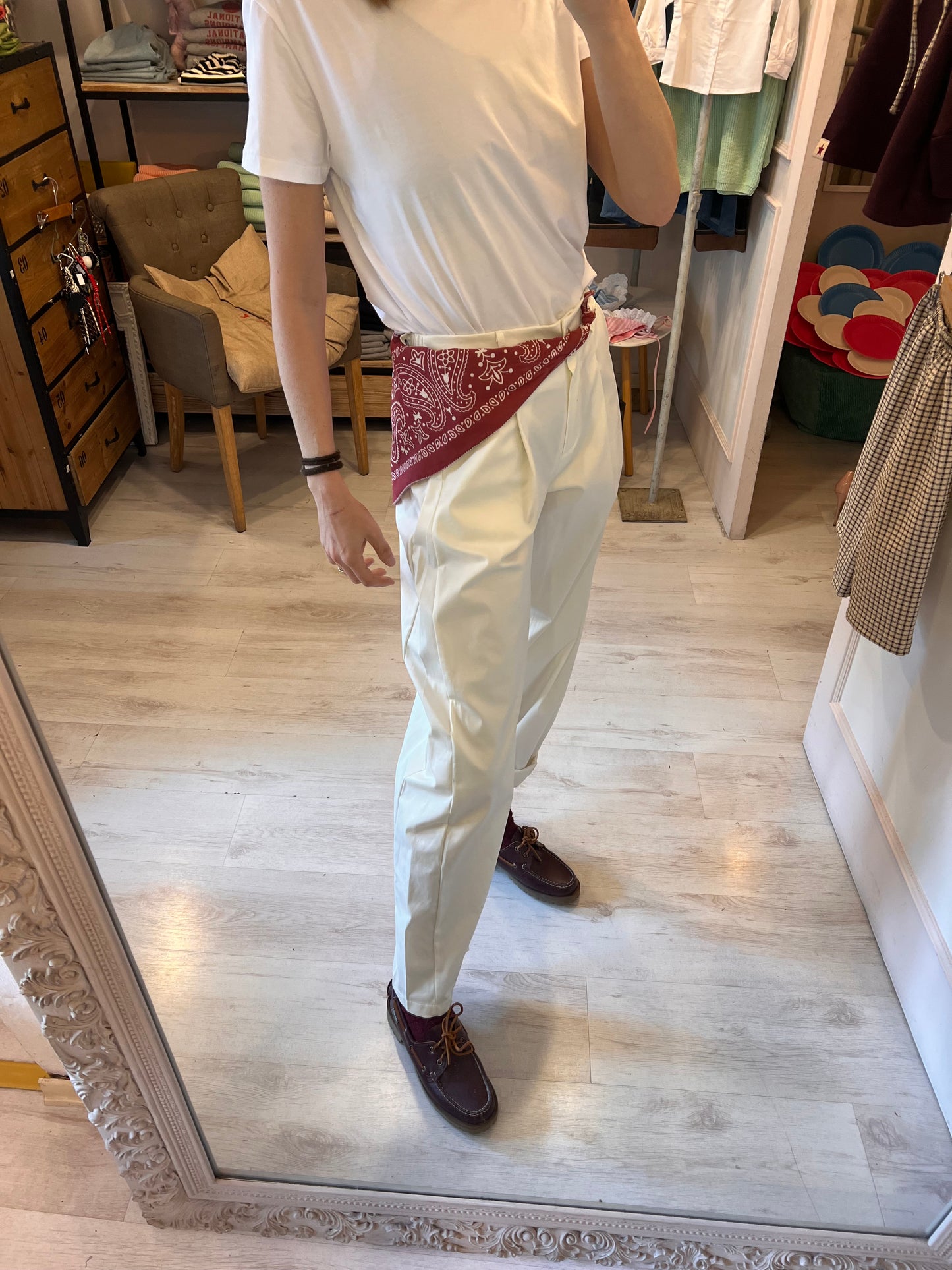 PANTALONE CARROT FIT BANDANA