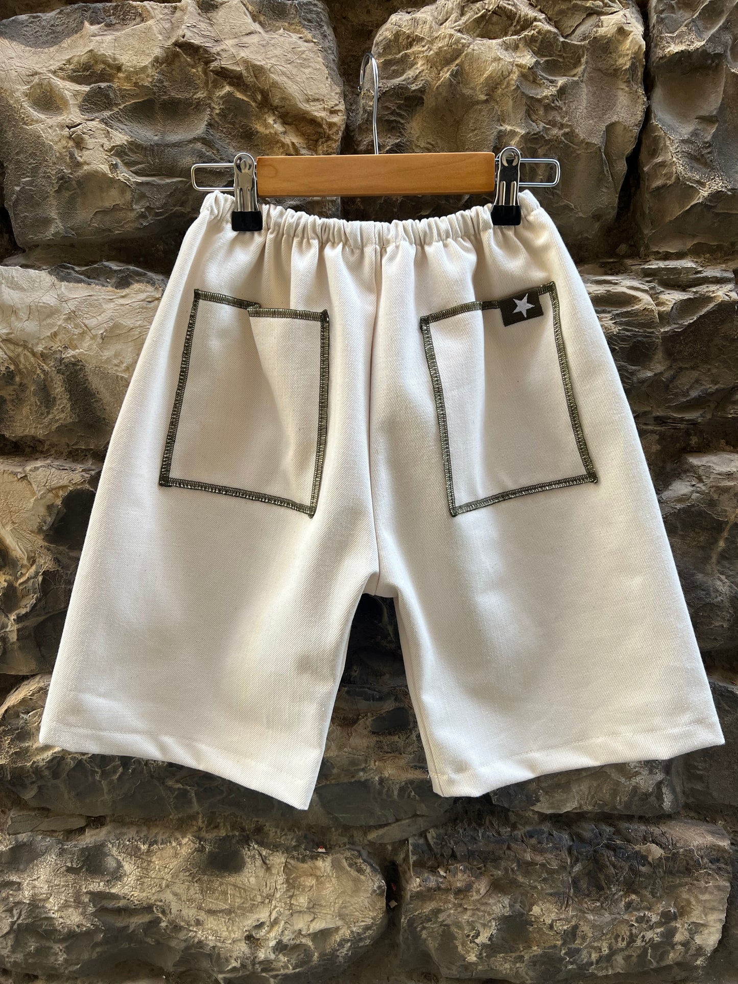 PANTALONE POPS denim panna