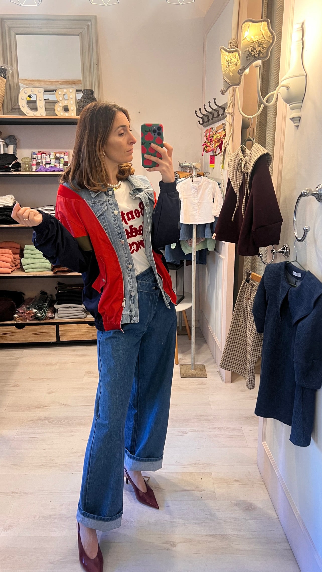 BOMBER DUO DENIM