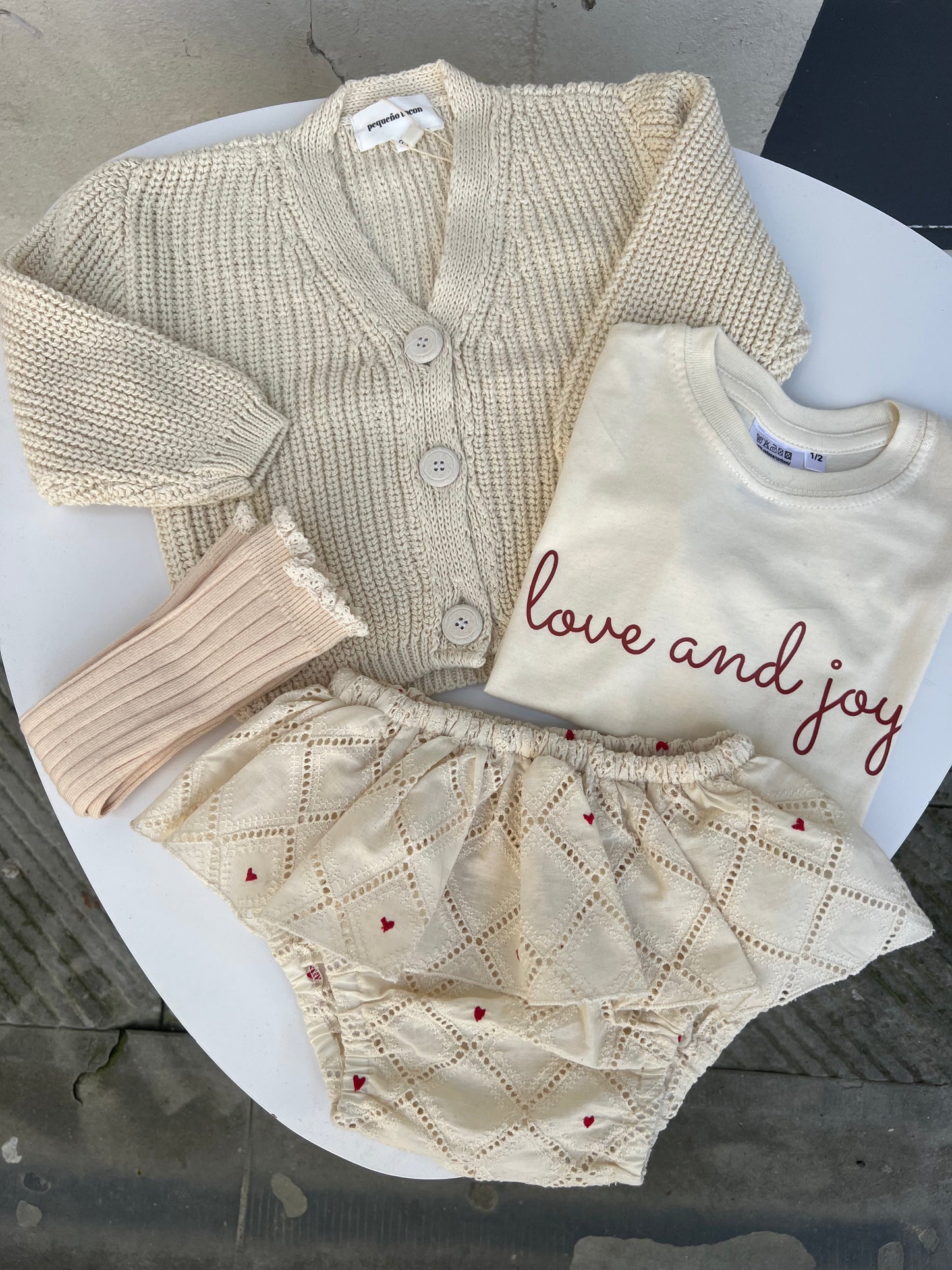 CARDIGAN COTONE PANNA