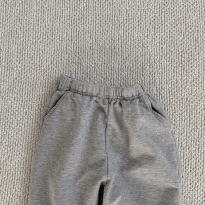 PANTALONE JOGGER FELPA GRIGIO