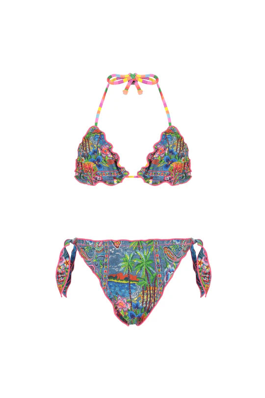 BIKINI TRIANGOLO DENIM MEXICAN