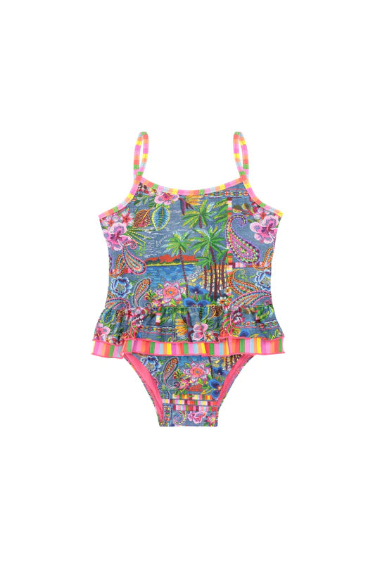 COSTUME INTERO VOLANT DENIM MEXICAN