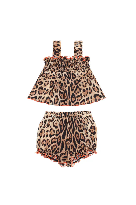 COMPLETO TOP E PANTALONCINO LEO