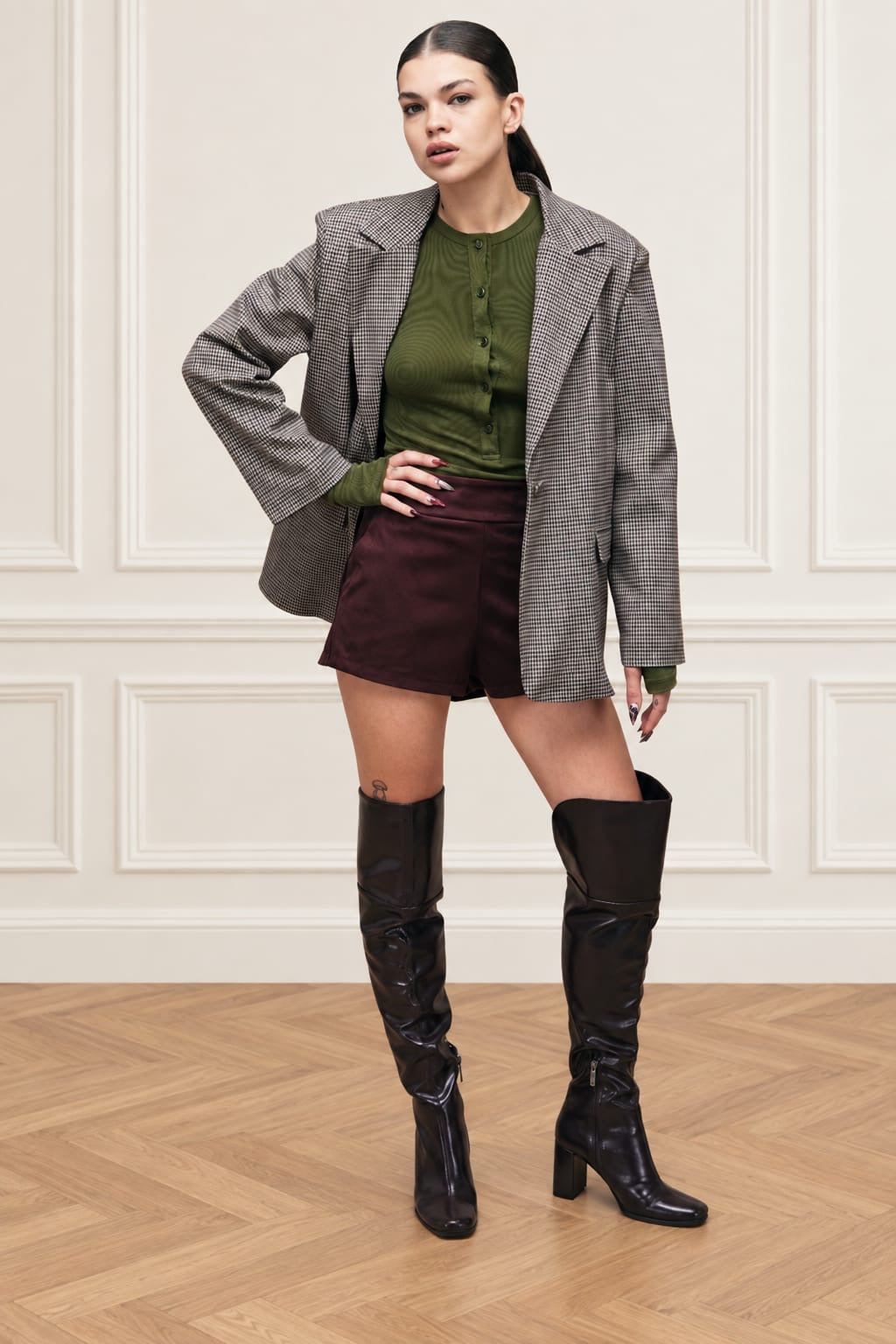 BLAZER PIED DE POULE 2º DROP