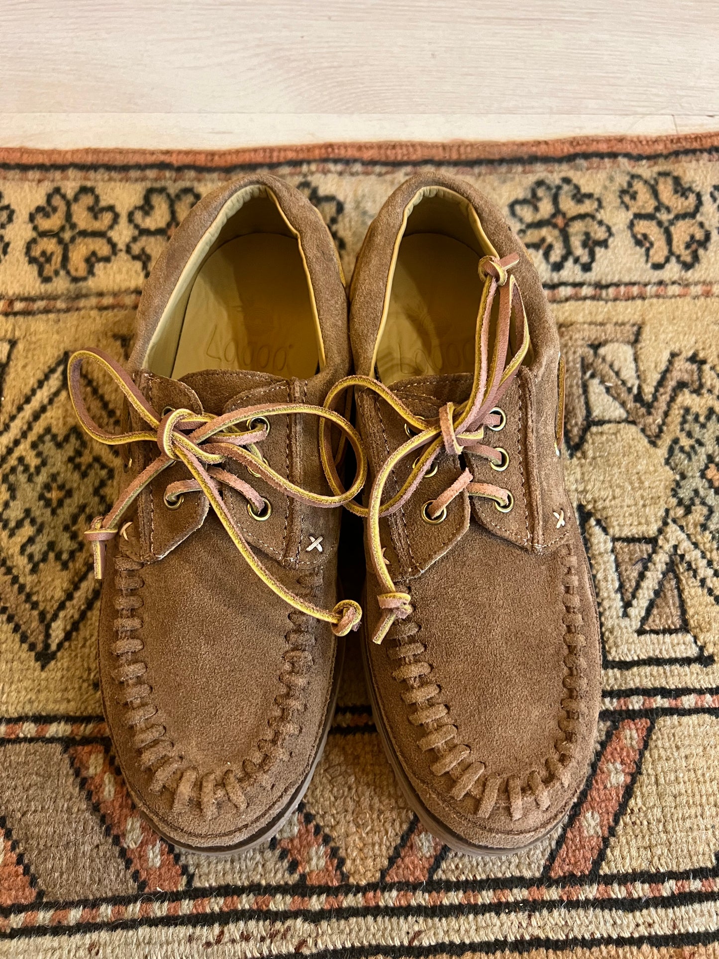 STRINGATA NAUTICO SUEDE VISONE