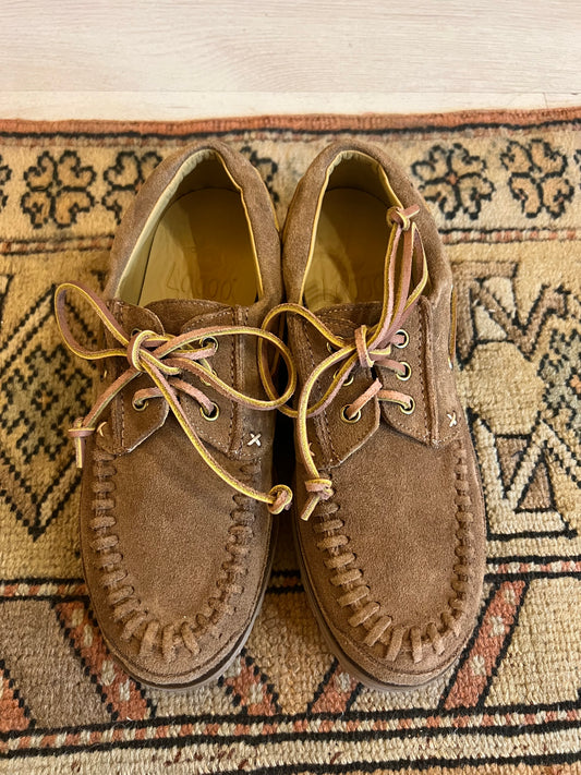 STRINGATA NAUTICO SUEDE VISONE