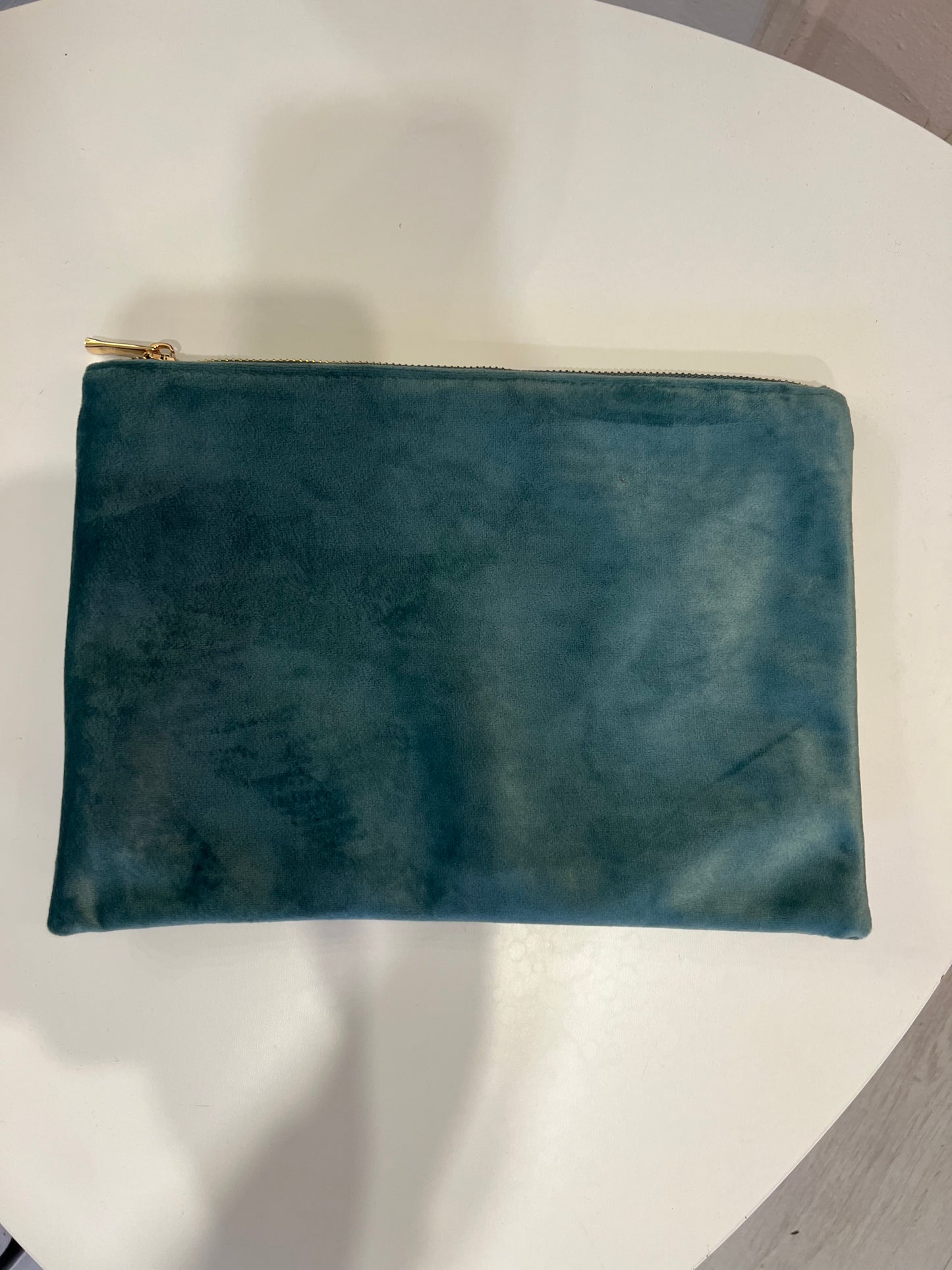 POCHETTE VELVET PIATTA CIFRATA