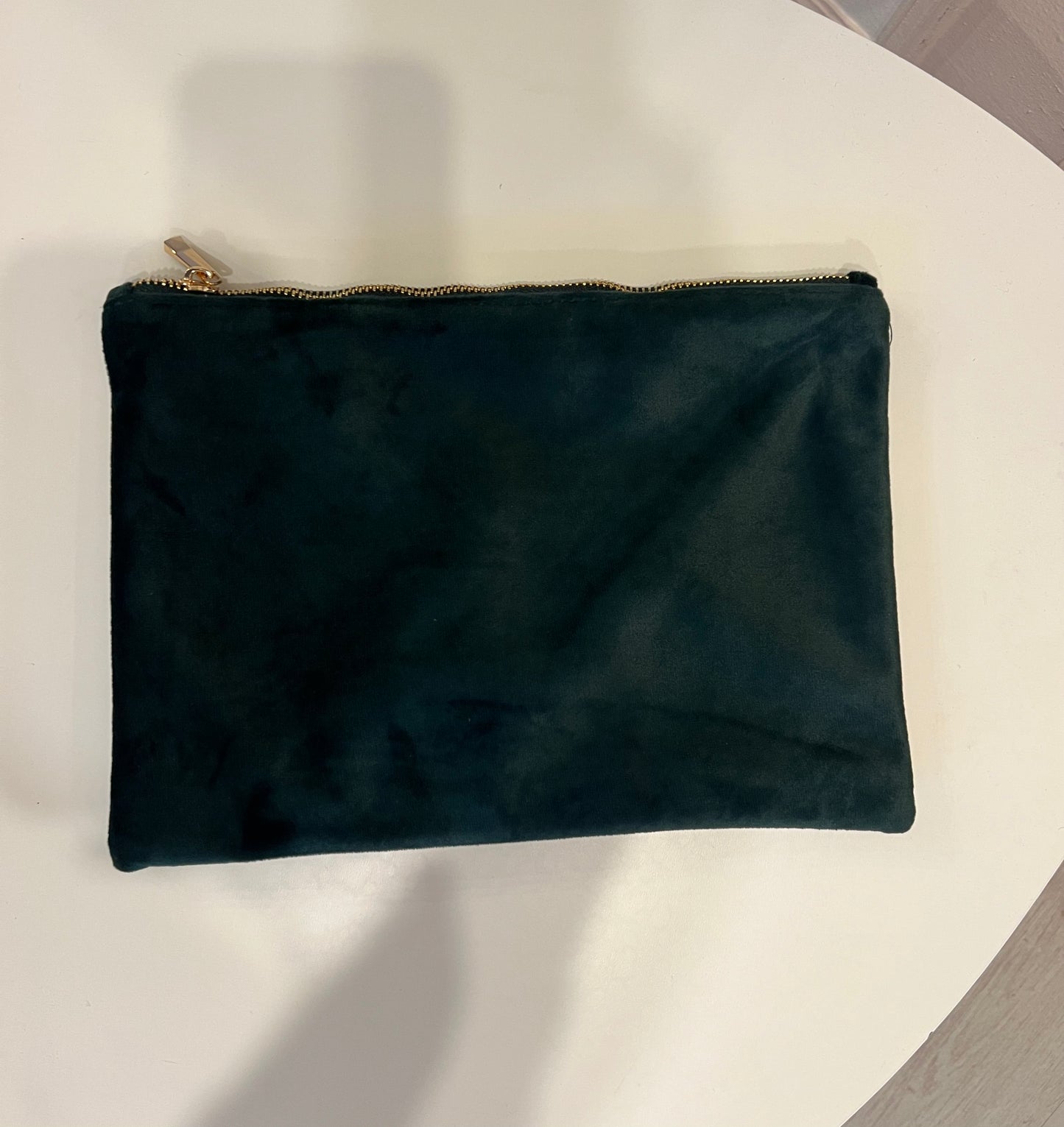 POCHETTE VELVET PIATTA CIFRATA