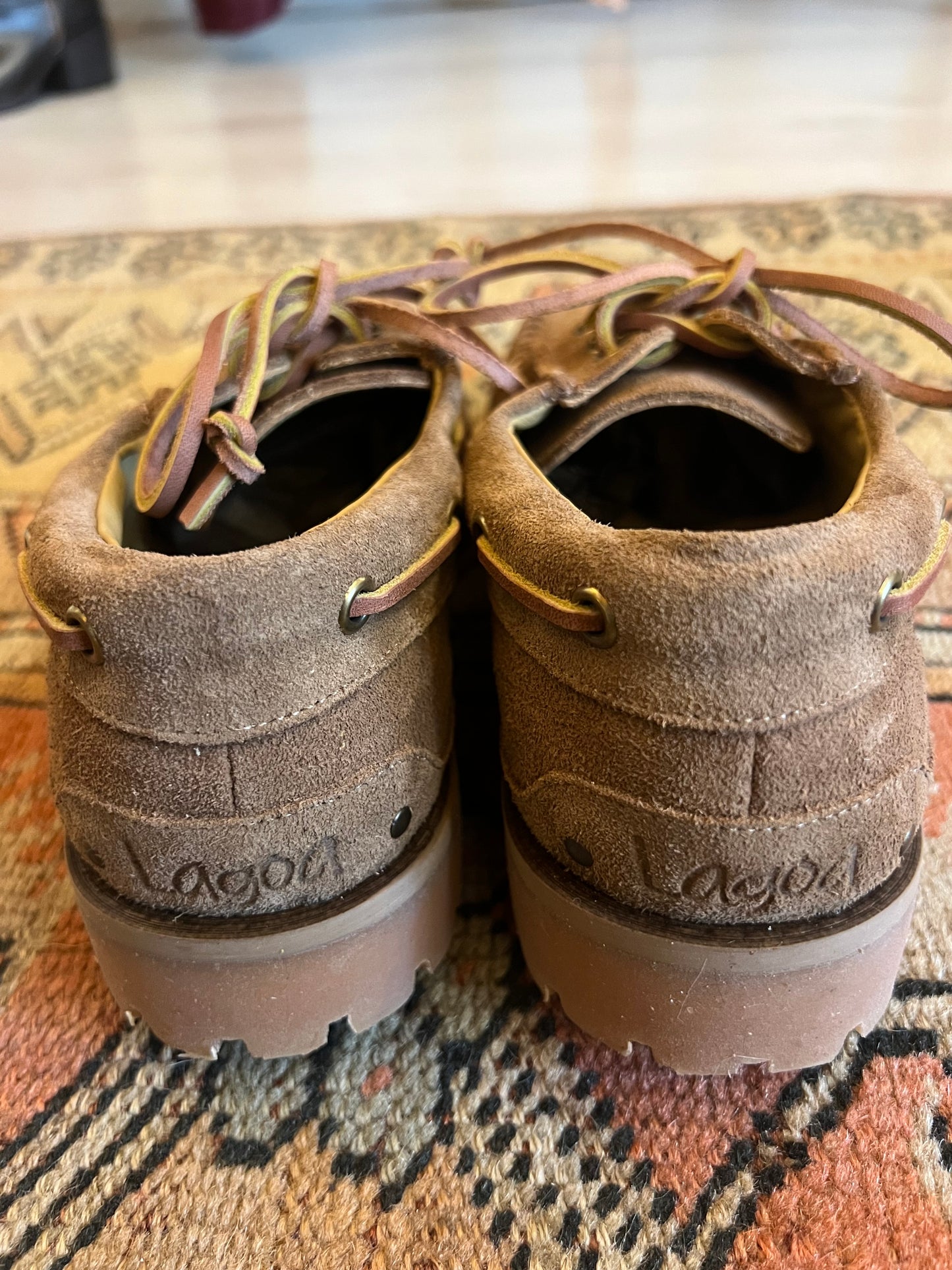 STRINGATA NAUTICO SUEDE VISONE