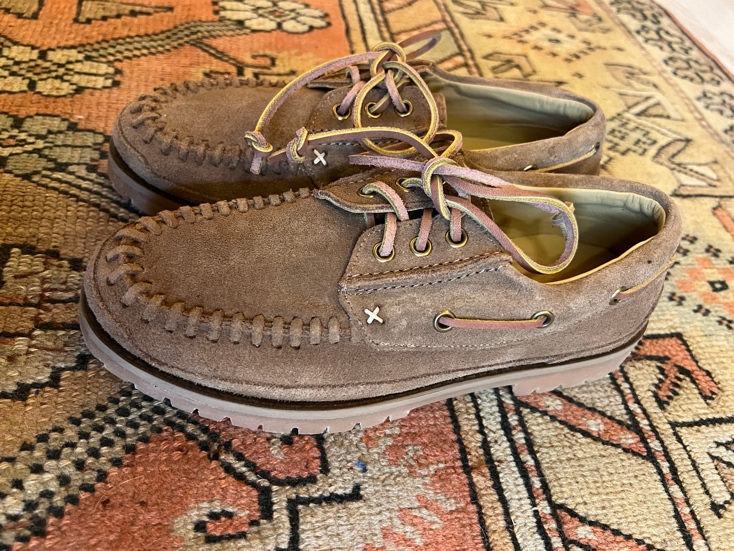 STRINGATA NAUTICO SUEDE VISONE
