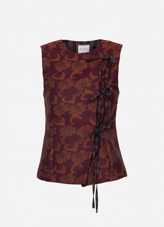 GILET JAPAN BORDEAUX 5º DROP
