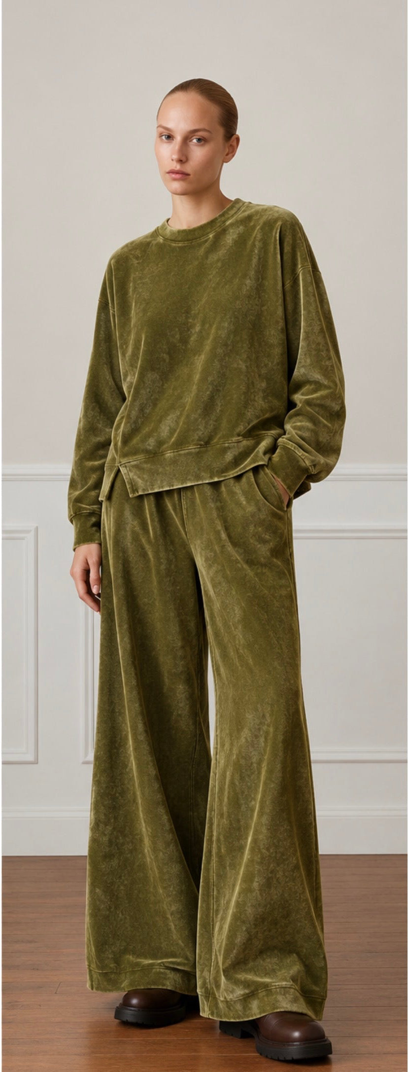 COMPLETO IN CINIGLIA KIWI 5º DROP