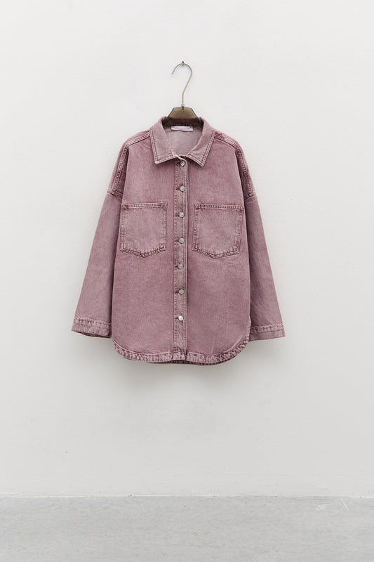 CAMICIA DENIM PINK