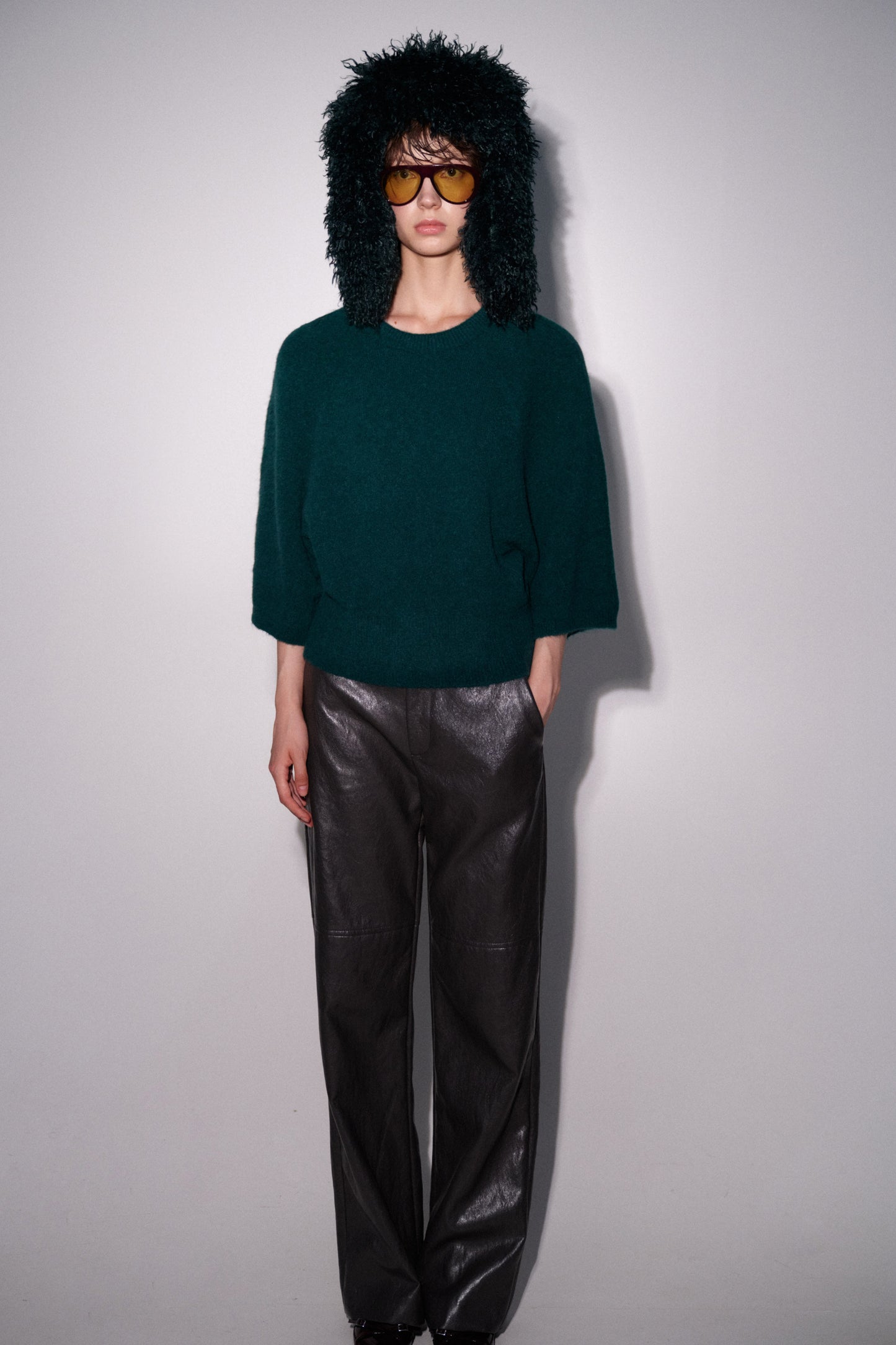 MAGLIONE BABY ALPACA MEZZA MANICA