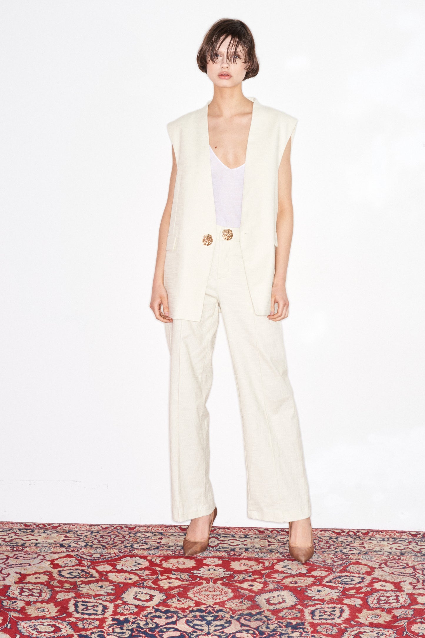 PANTALONE BOTTONE GIOIELLO