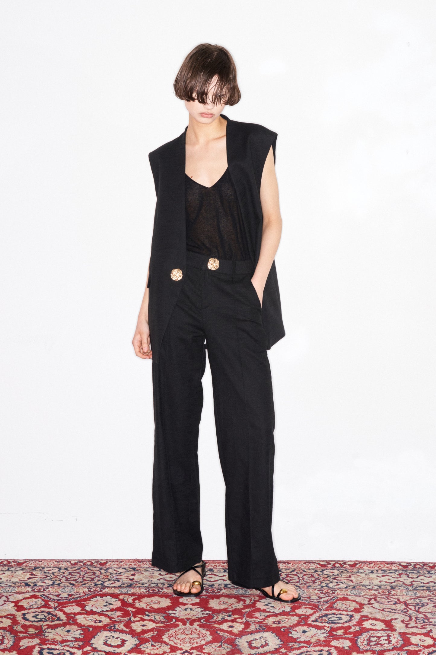 PANTALONE BOTTONE GIOIELLO