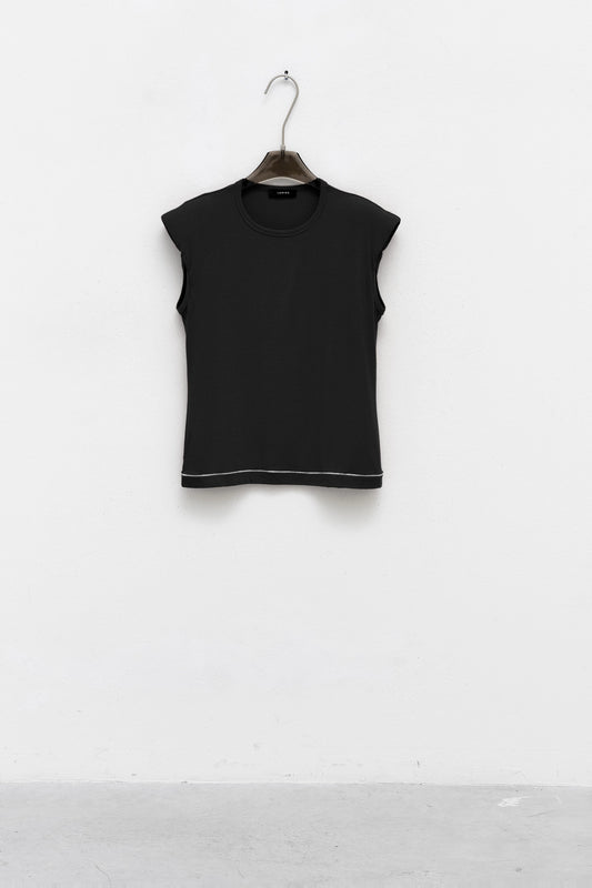 TOP CON SPALLINE IMBOTTITE